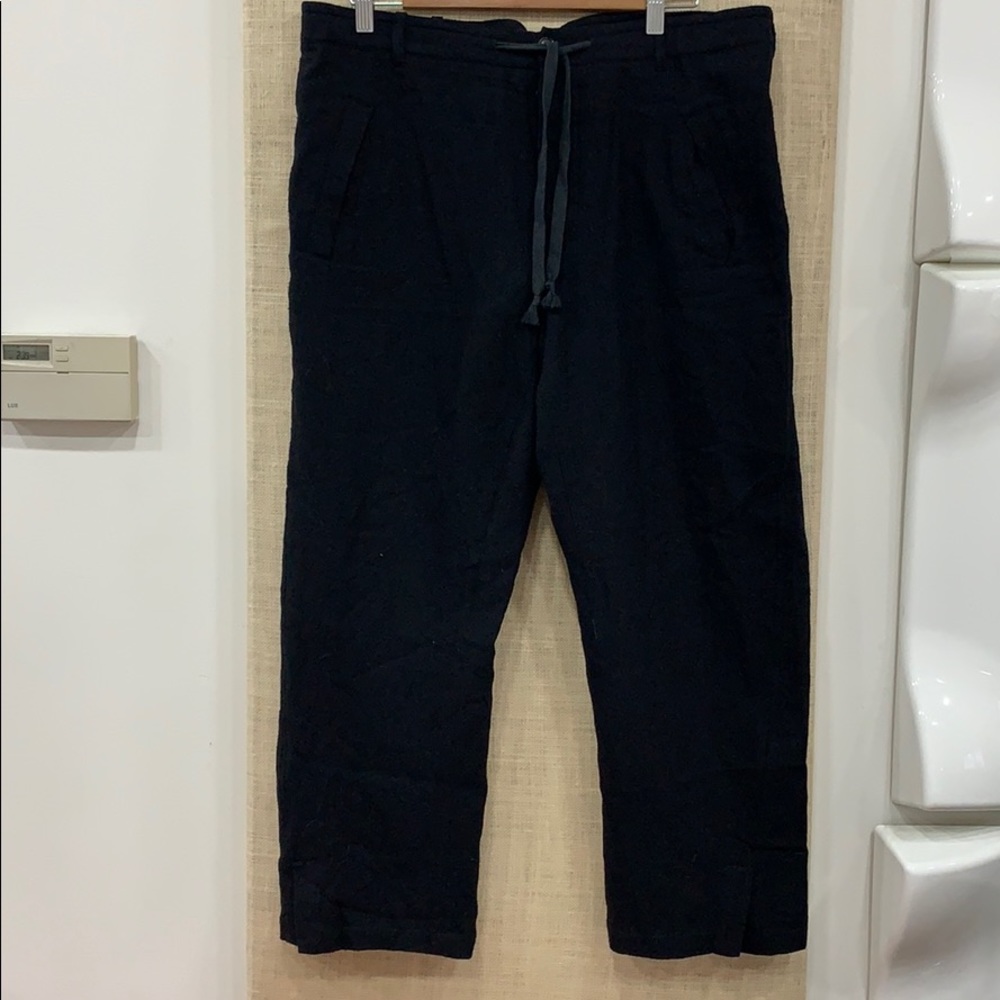 Rare, “tie back” wool pants